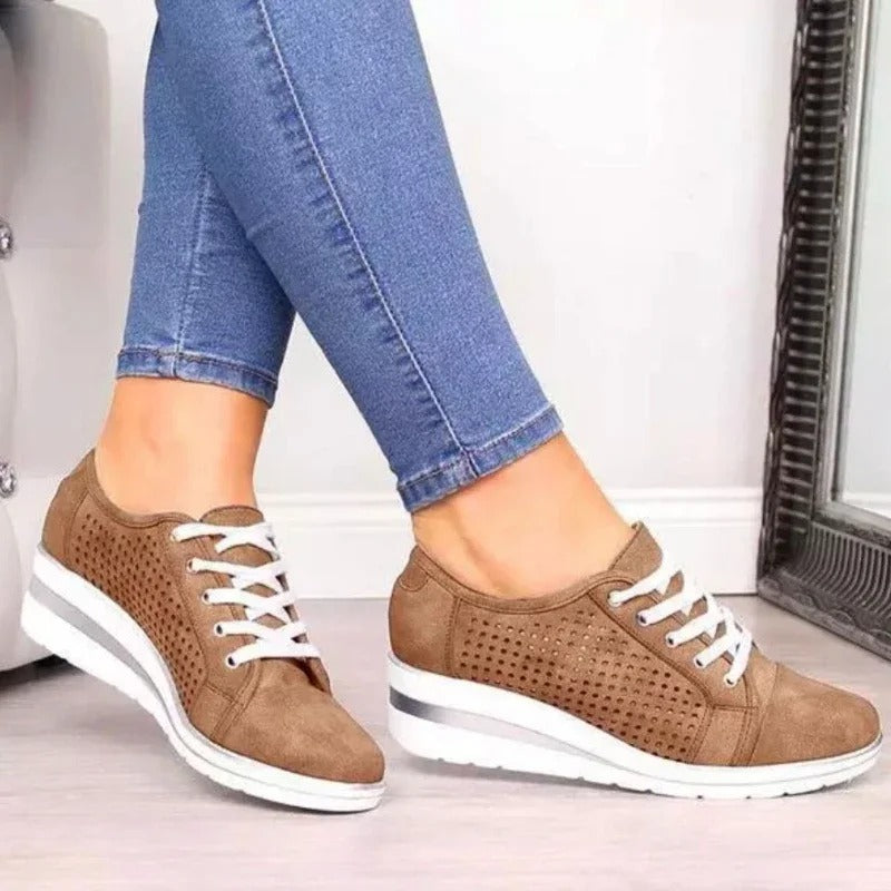 Erza - Ademende Geperforeerde Zomerschoenen Voor Dames