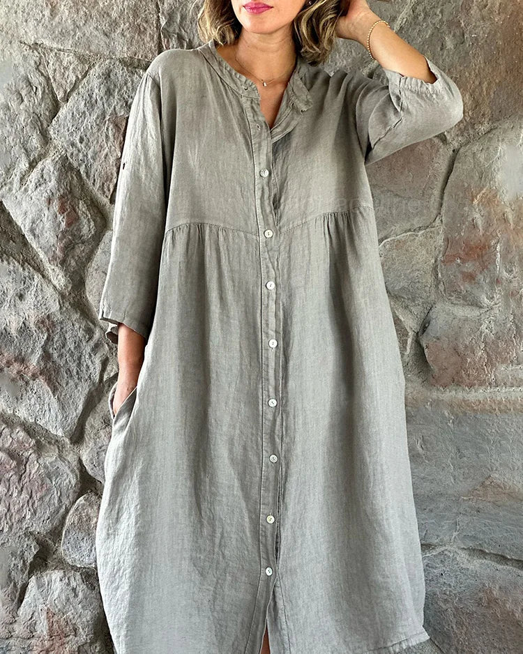 Tyronia - Robe Maxi Décontractée 1 + 1 GRATUIT