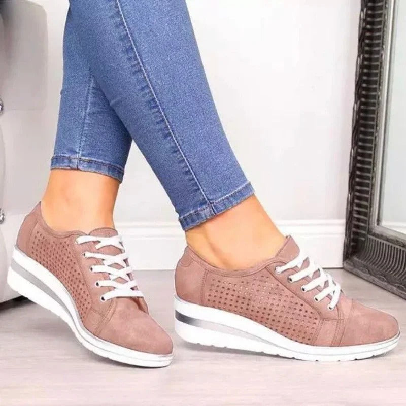 Erza - Ademende Geperforeerde Zomerschoenen Voor Dames