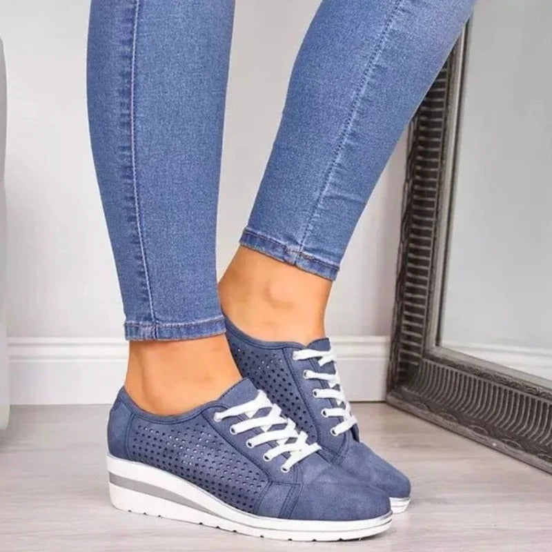 Erza - Ademende Geperforeerde Zomerschoenen Voor Dames