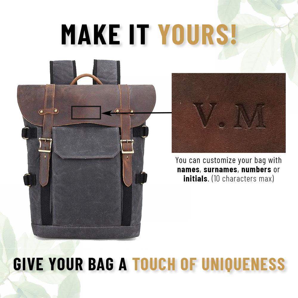 Thomas - Canvas and Leather Camera Bag