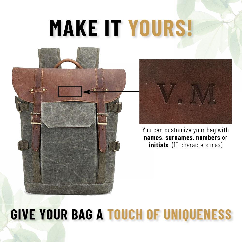 Thomas - Canvas and Leather Camera Bag