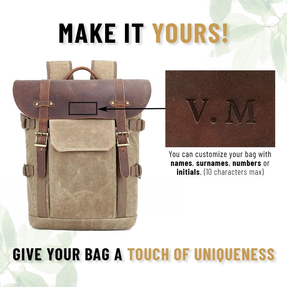 Thomas - Canvas and Leather Camera Bag