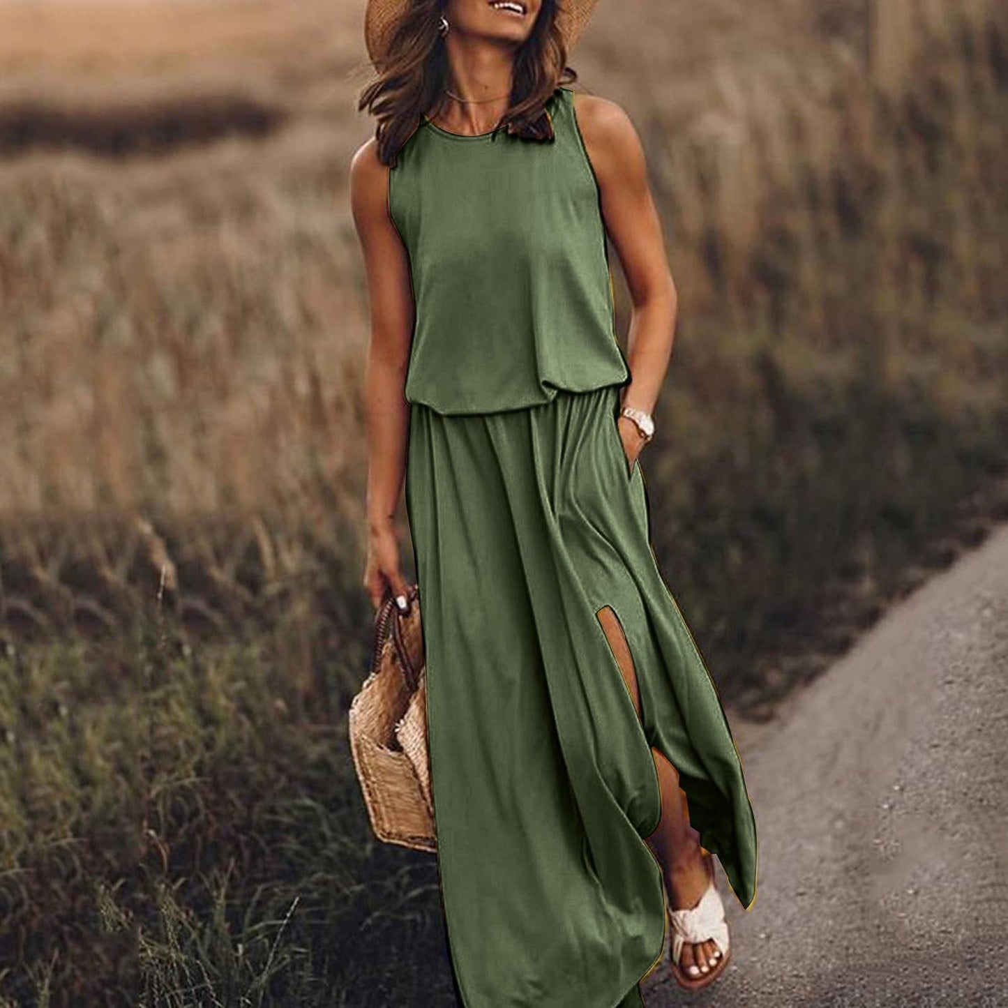 Dianna - Robe Maxi Décontractée 1 + 1 GRATUIT