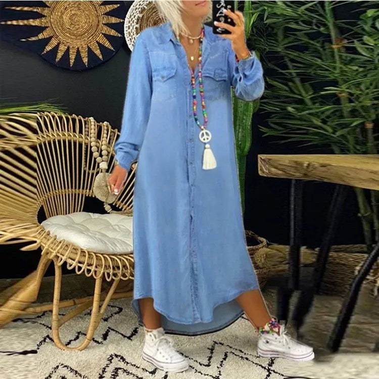 Juliana - Robe en Denim Pour Femmes 1 + 1 GRATUIT