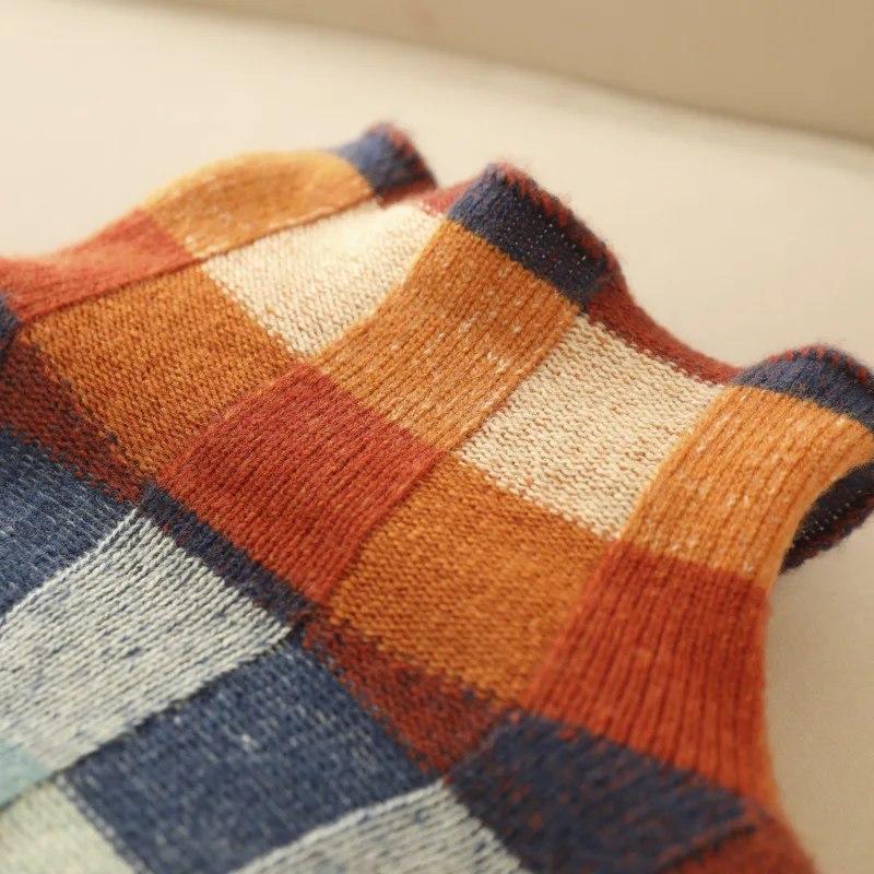 Feliz - Farverig Rullekrave Med Patchwork-Mønster