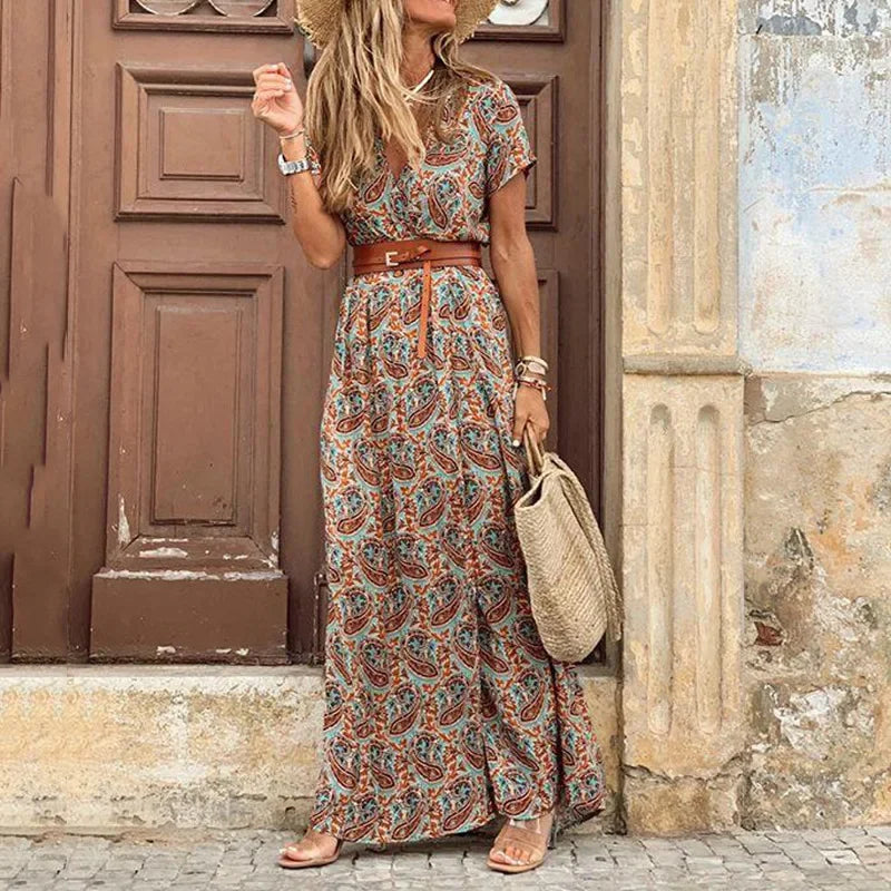 Willow - Elegante Lange Boho-jurk 1 + 1 GRATIS
