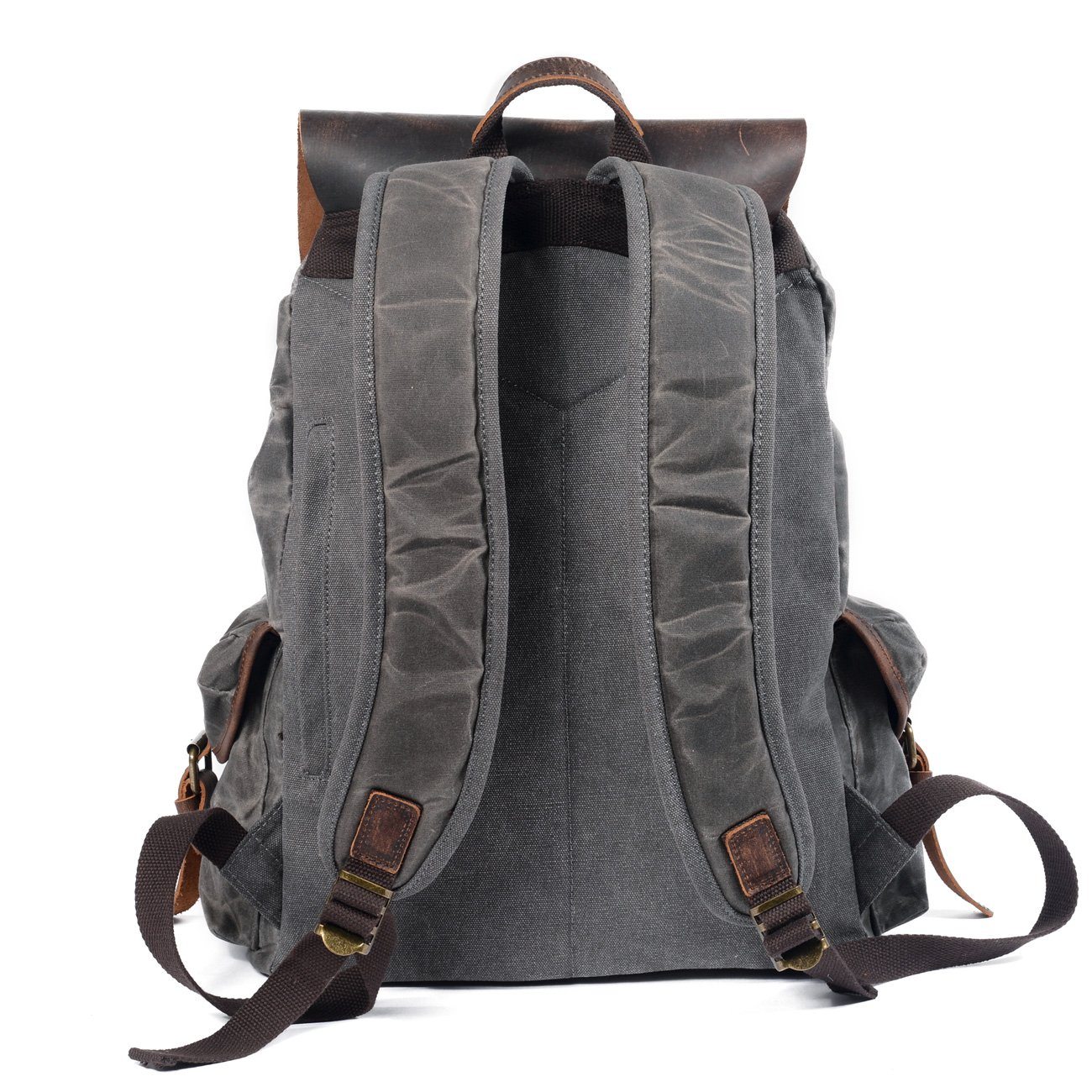 Kyle - Canvas & Leather Backpack