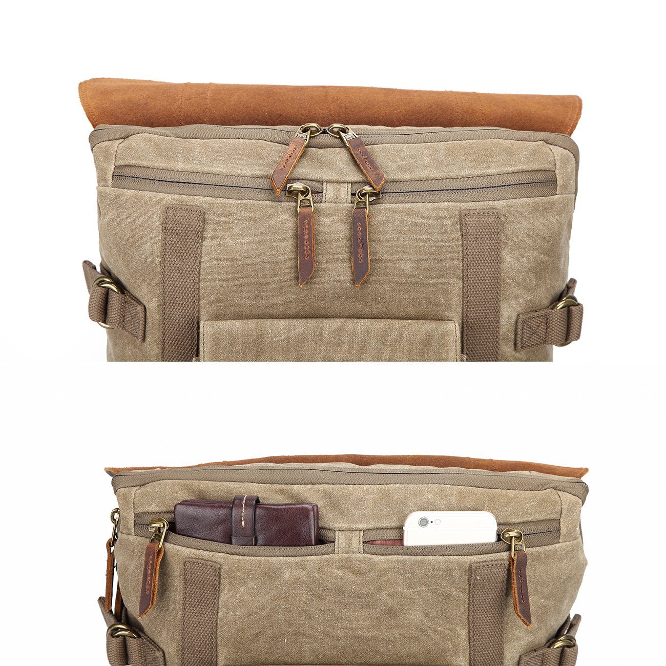 Thomas - Canvas and Leather Camera Bag