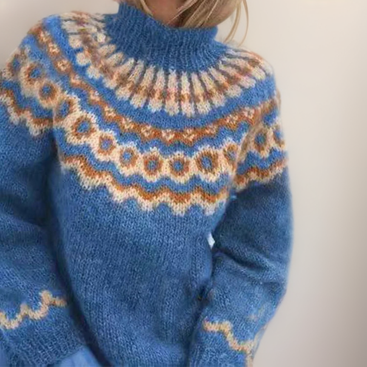 Amelia - Tyk og hyggelig rullekravesweater