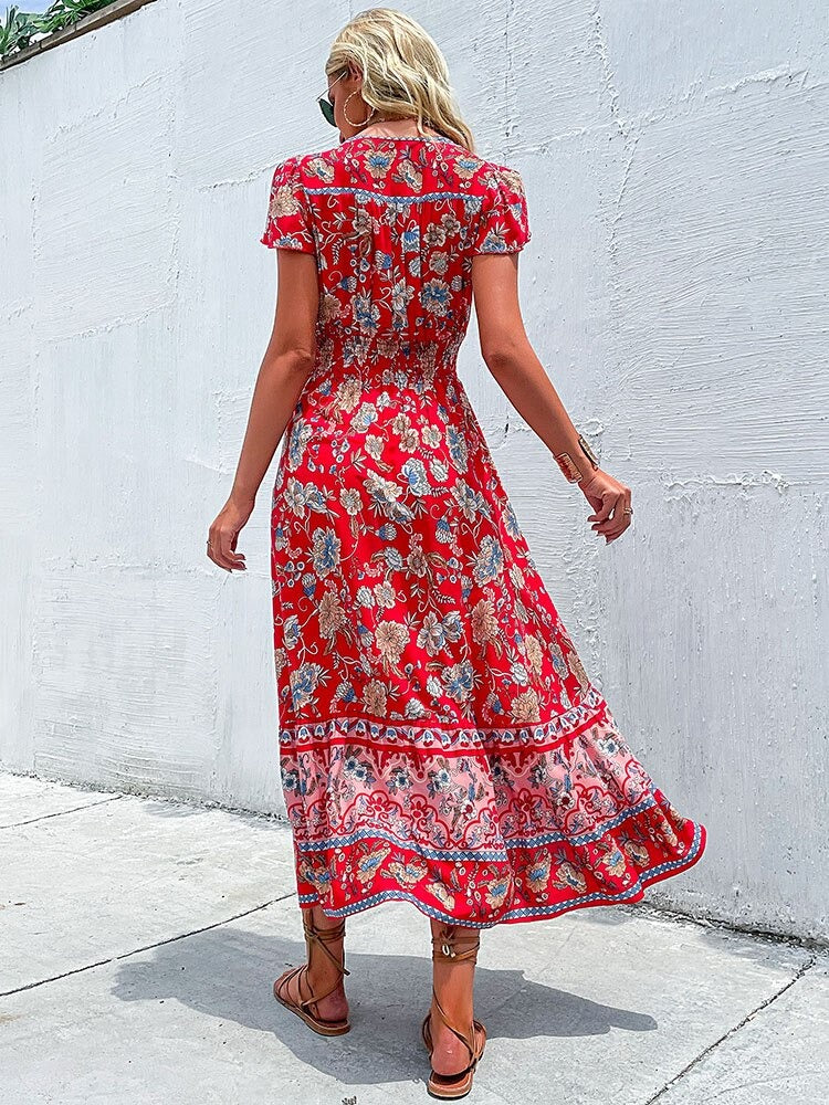 Emili - Robe Longue De Printemps 1 + 1 GRATUIT