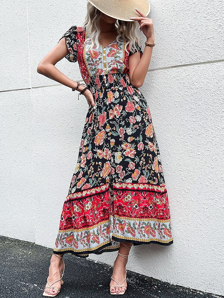 Emili - Robe Longue De Printemps 1 + 1 GRATUIT
