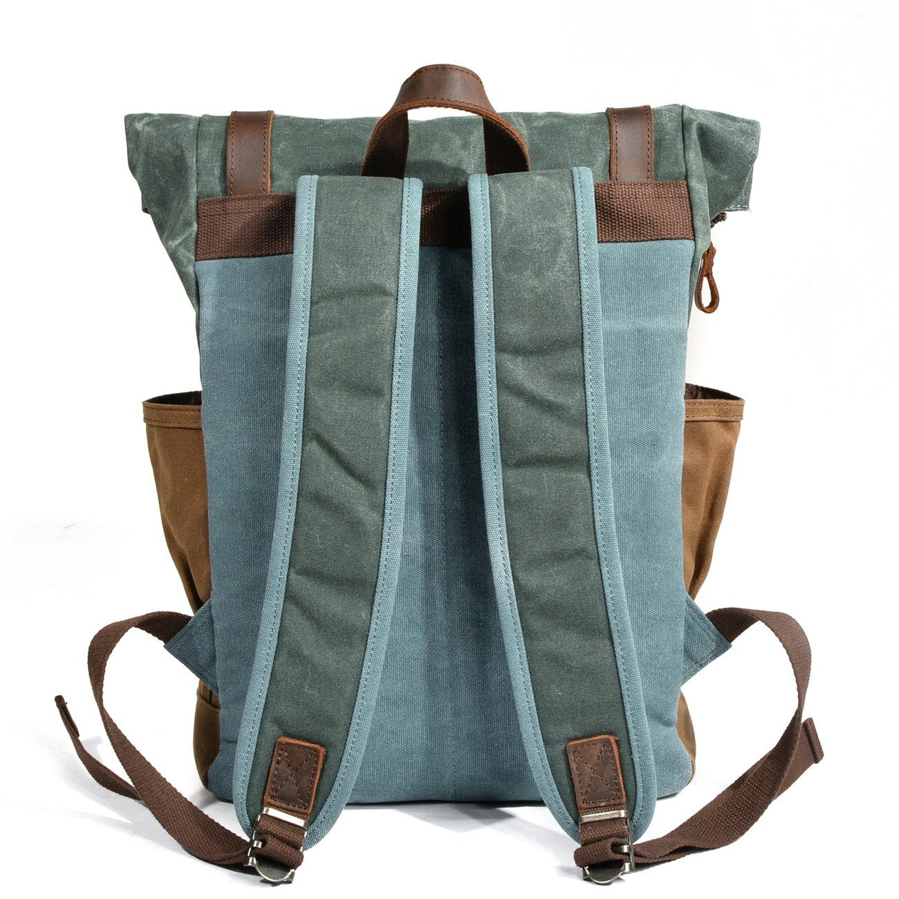 Marco - Roll-Top Waxed Canvas Backpack