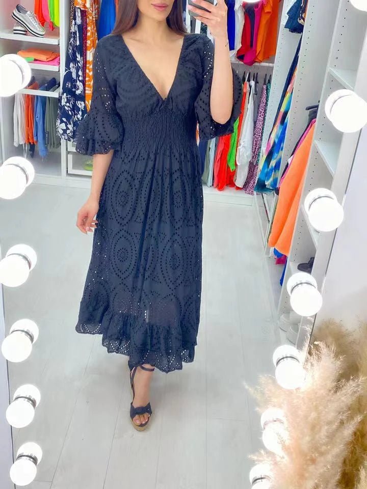 Cassandra - Robe Avec Manches A Volants 1 + 1 GRATUIT