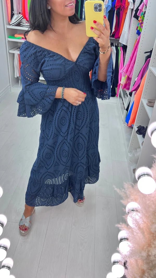 Cassandra - Robe Avec Manches A Volants 1 + 1 GRATUIT