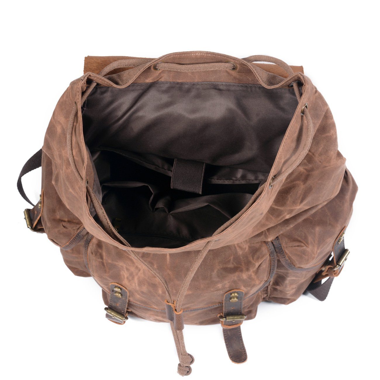 Kyle - Canvas & Leather Backpack