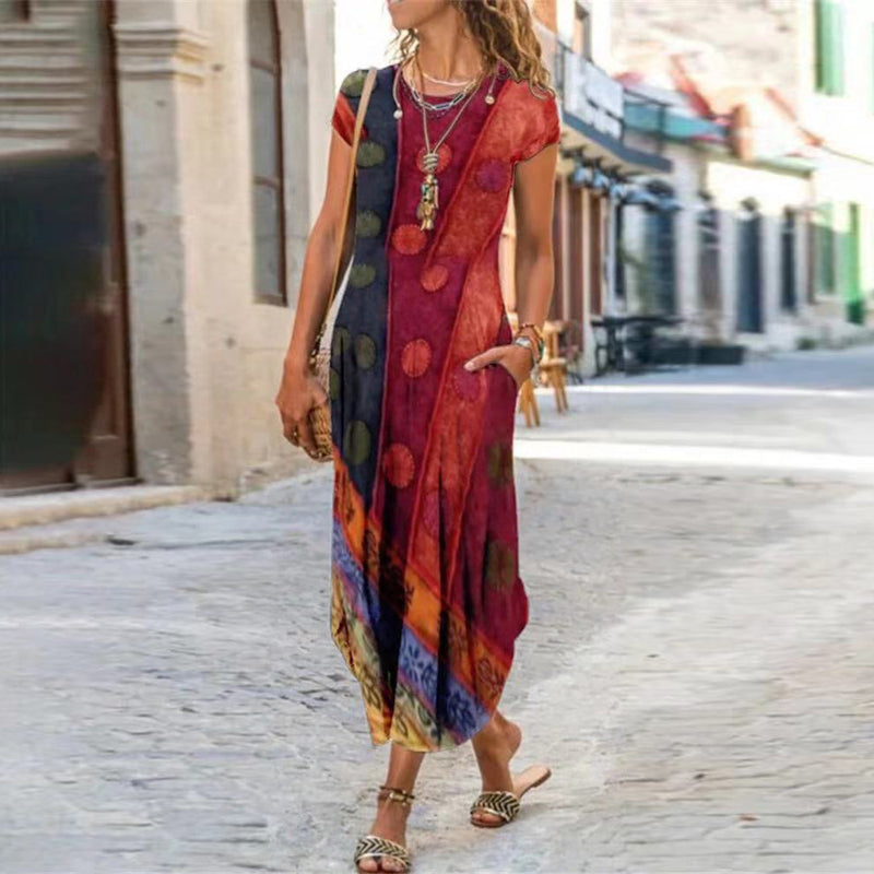 Ausha - Robe Midi Élégante Pour Le Printemps 1 + 1 GRATUIT