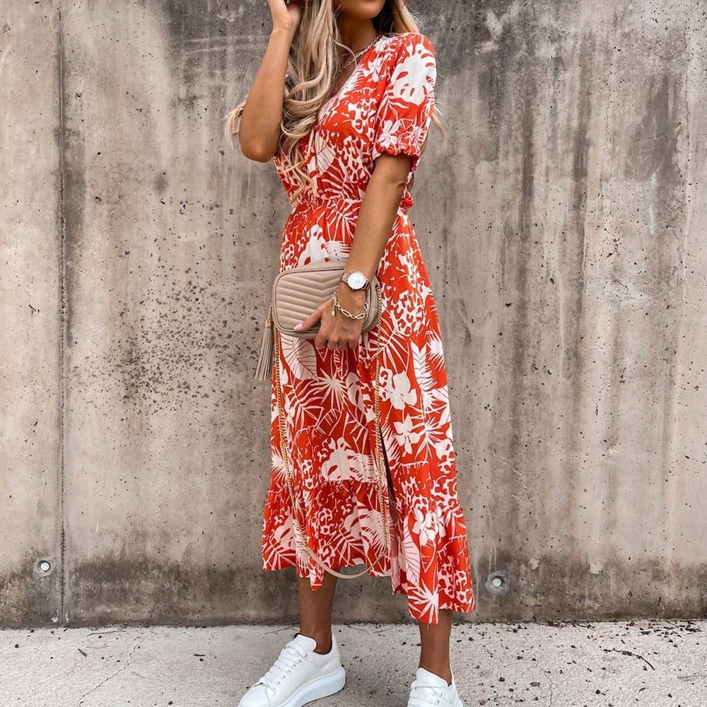 Abby - Robe D'été Moderne 1 + 1 GRATUIT