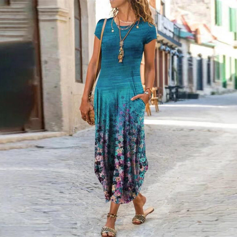Ausha - Robe Midi Élégante Pour Le Printemps 1 + 1 GRATUIT