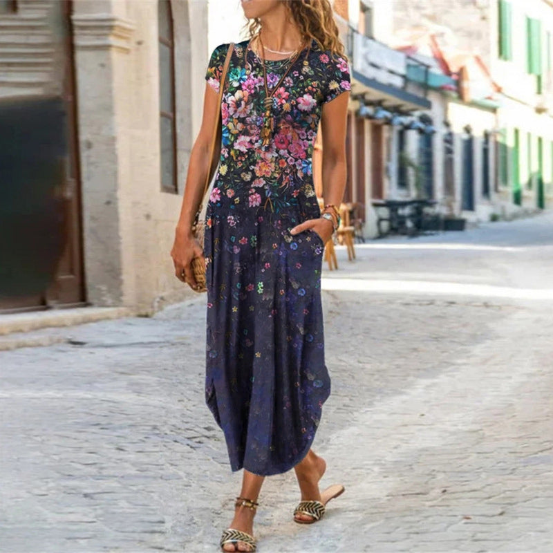 Ausha - Robe Midi Élégante Pour Le Printemps 1 + 1 GRATUIT