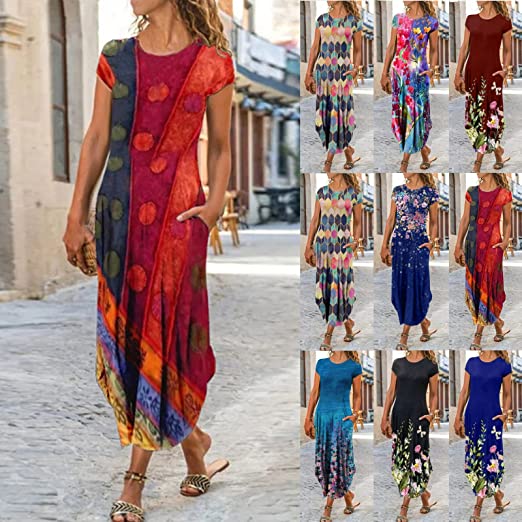 Ausha - Robe Midi Élégante Pour Le Printemps 1 + 1 GRATUIT