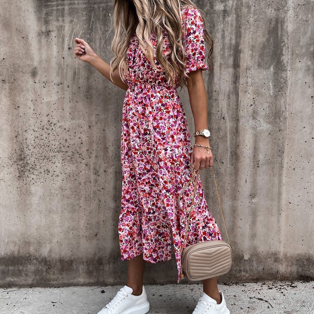 Abby - Robe D'été Moderne 1 + 1 GRATUIT