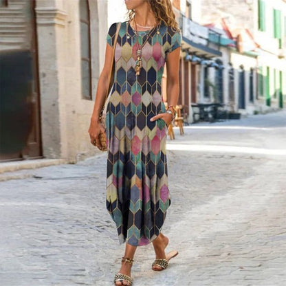 Ausha - Robe Midi Élégante Pour Le Printemps 1 + 1 GRATUIT