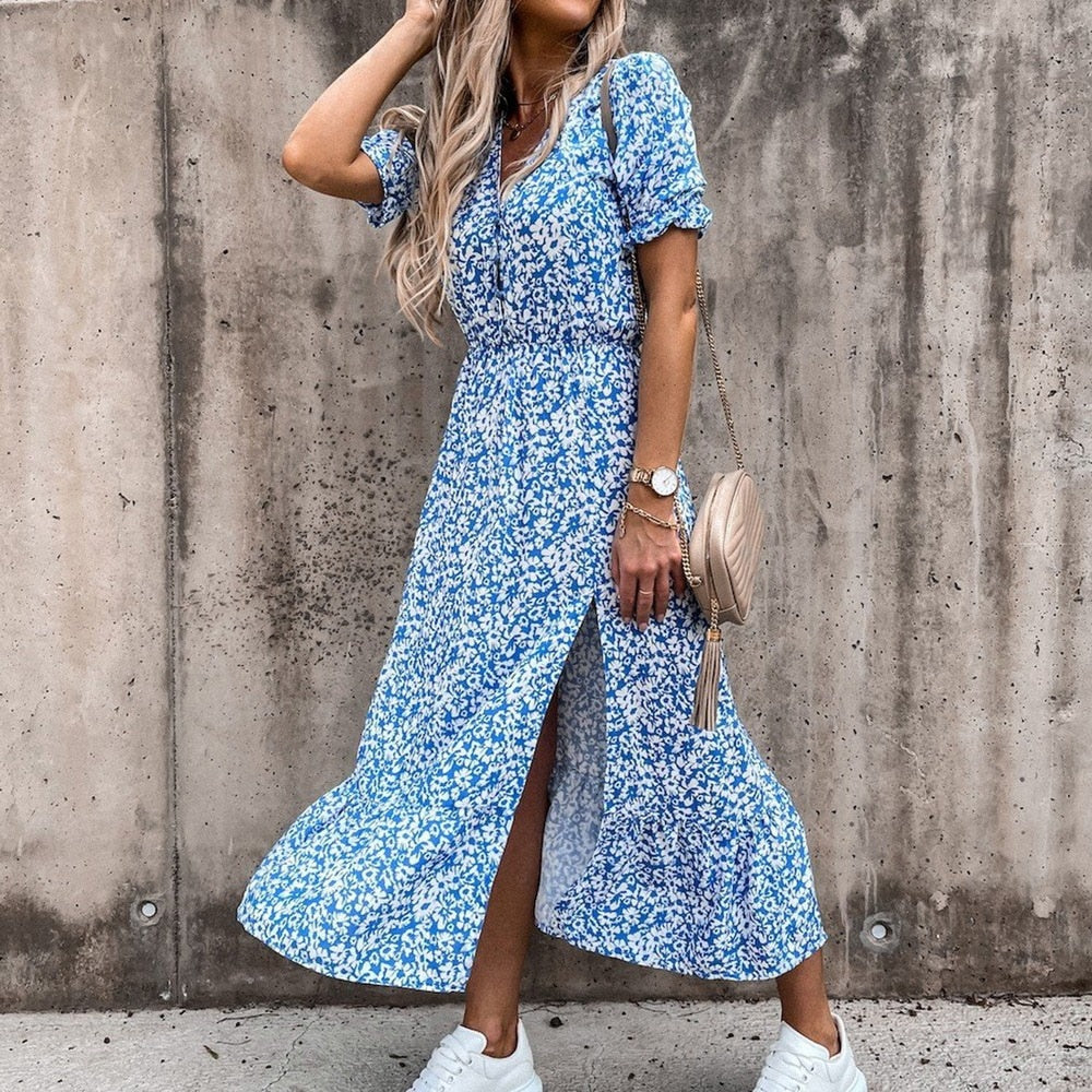 Abby - Robe D'été Moderne 1 + 1 GRATUIT
