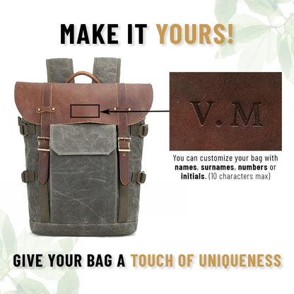 Thomas - Canvas and Leather Camera Bag