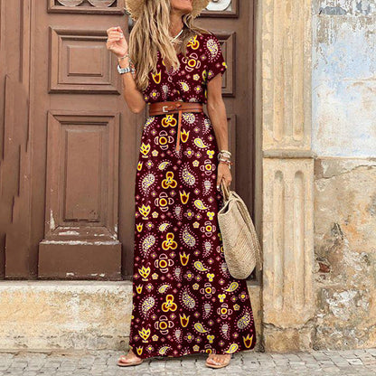 Willow - Robe Longue Bohème Elégante 1 + 1 GRATUIT
