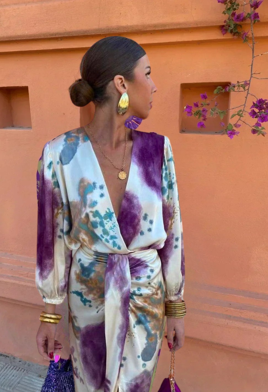 Amaya - Robe Élégante et Confortable à Col V 1 + 1 GRATUIT