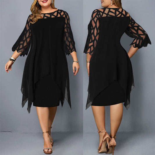 Eliza – Robe Midi Oversize Stylée Et Tendance 1 + 1 GRATUIT