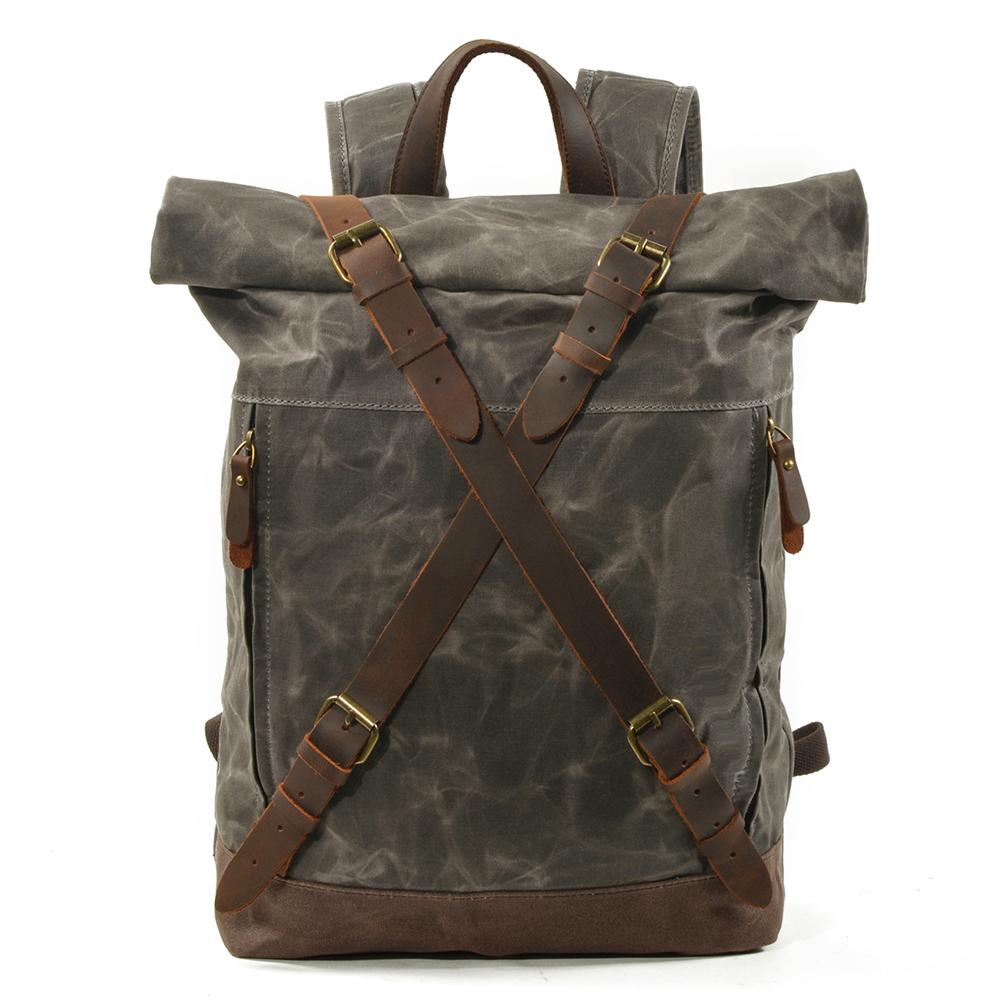 Oliver - Classic Vintage Canvas Backpack