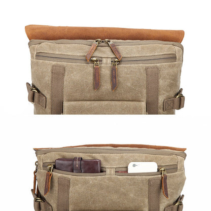 Thomas - Canvas and Leather Camera Bag