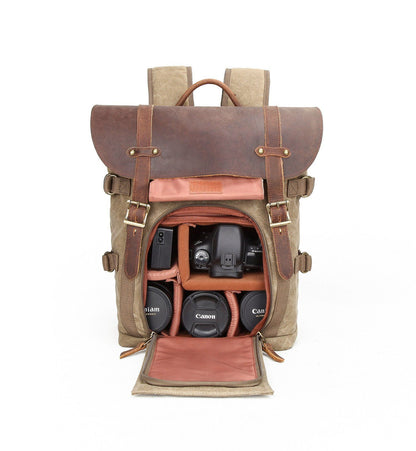 Thomas - Canvas and Leather Camera Bag