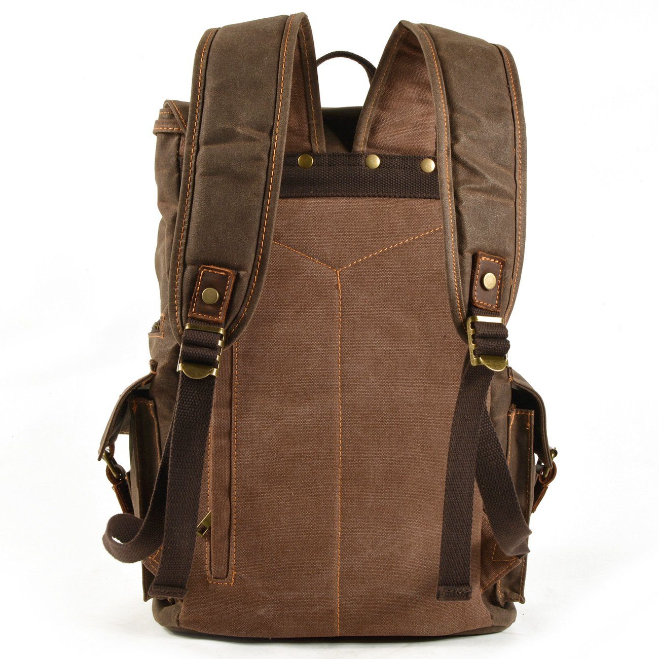 Anthony - Canvas Hiking Backpack with Drawstring Closure