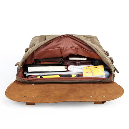 Thomas - Canvas and Leather Camera Bag