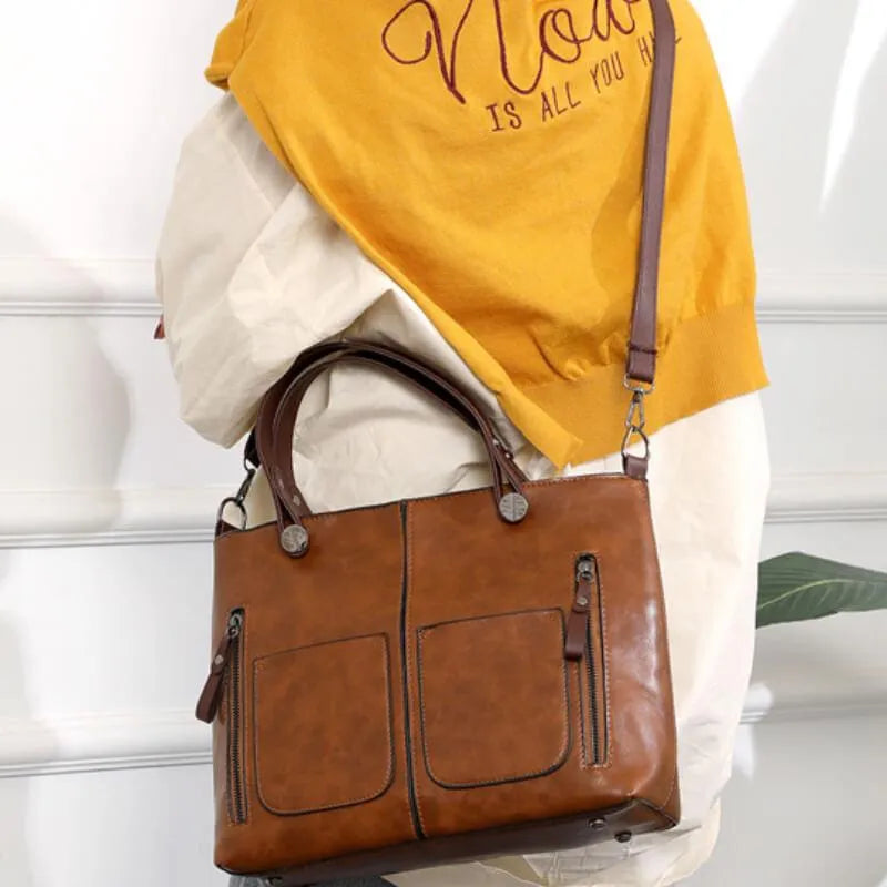 Ana - Vintage Leather Bag