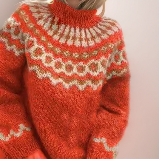 Amelia - Tyk og hyggelig rullekravesweater