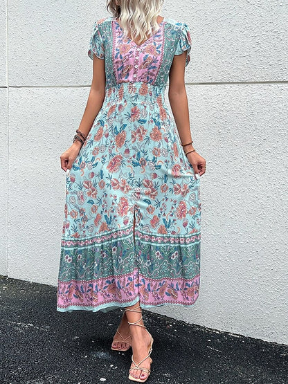 Emili - Robe Longue De Printemps 1 + 1 GRATUIT