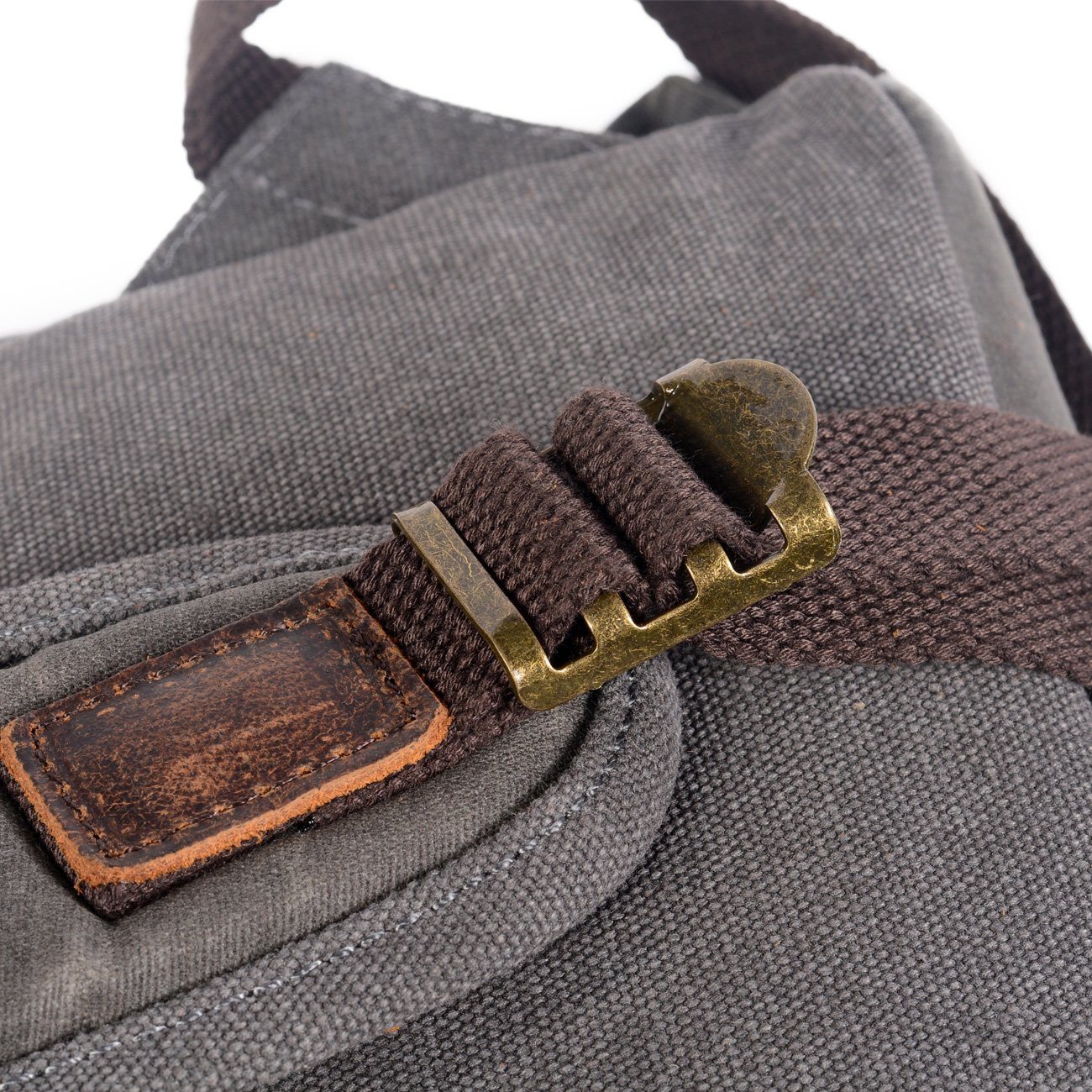 Kyle - Canvas & Leather Backpack