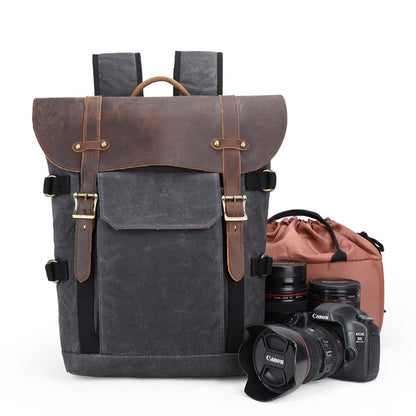 Thomas - Canvas and Leather Camera Bag