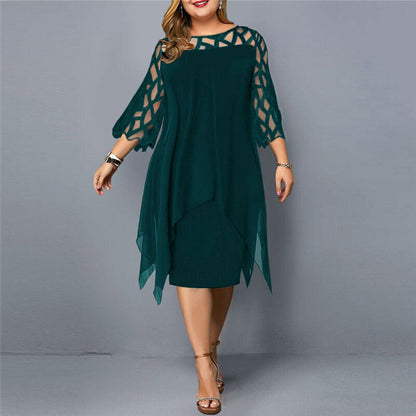 Eliza – Robe Midi Oversize Stylée Et Tendance 1 + 1 GRATUIT