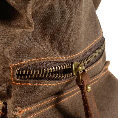 Anthony - Canvas Hiking Backpack with Drawstring Closure