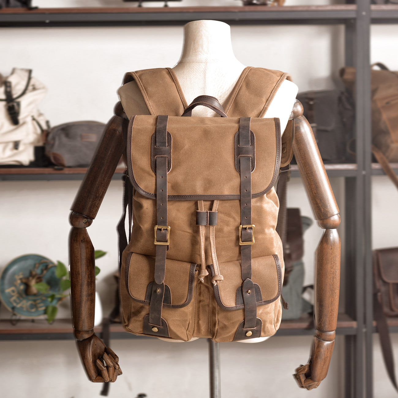 Edward - Canvas Travel Backpack