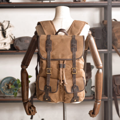 Edward - Canvas Travel Backpack