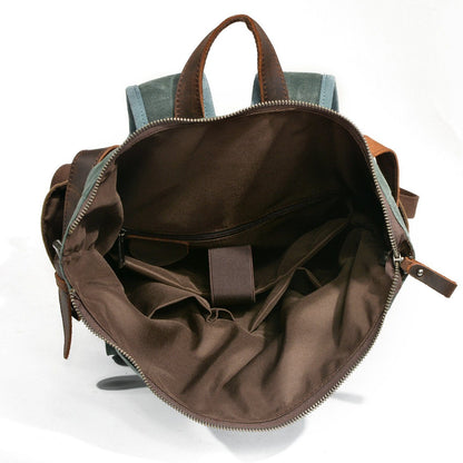 Marco - Roll-Top Waxed Canvas Backpack